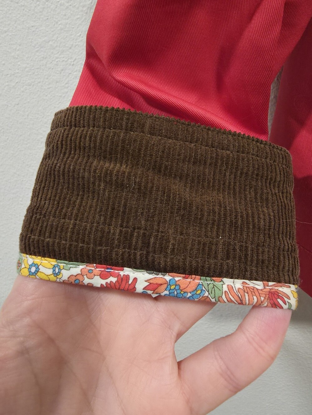 J Crew Barn Jacket with Liberty Floral Print in Red - Picture 6 of 9